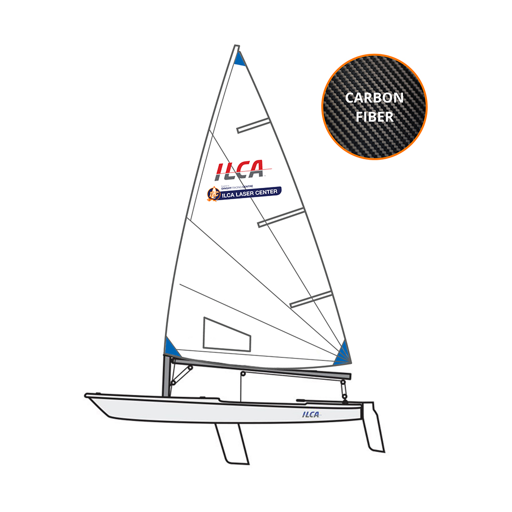 luft At læse Onset ILCA 6 Complete ready to sail + Carbon/Carbon - ILCA Laser Center